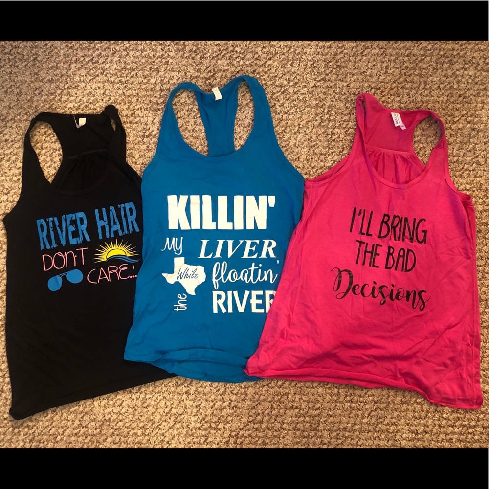 River Floating tank tops
